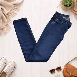 HUDSON Carly Straight Jeans Size 27 Dark Indigo Wash